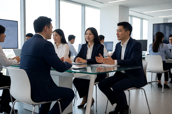 leyu乐鱼集团智能科技总部办公环境与团队协作场景